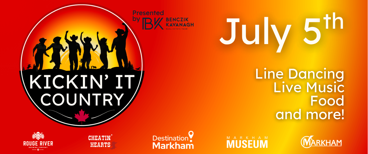 Kickin' It Country at Markham Museum on July 5th
