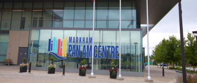 Outside view of Markham Pan Am Centre