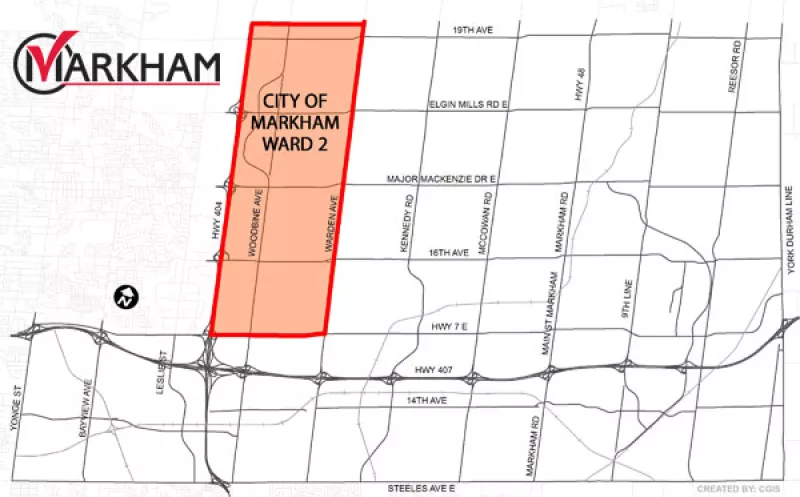 Ward 2 Area Map