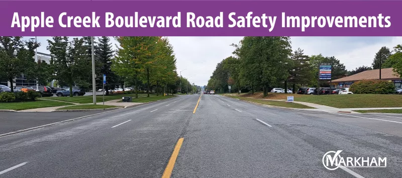 Apple Creek Boulevard Road Safety