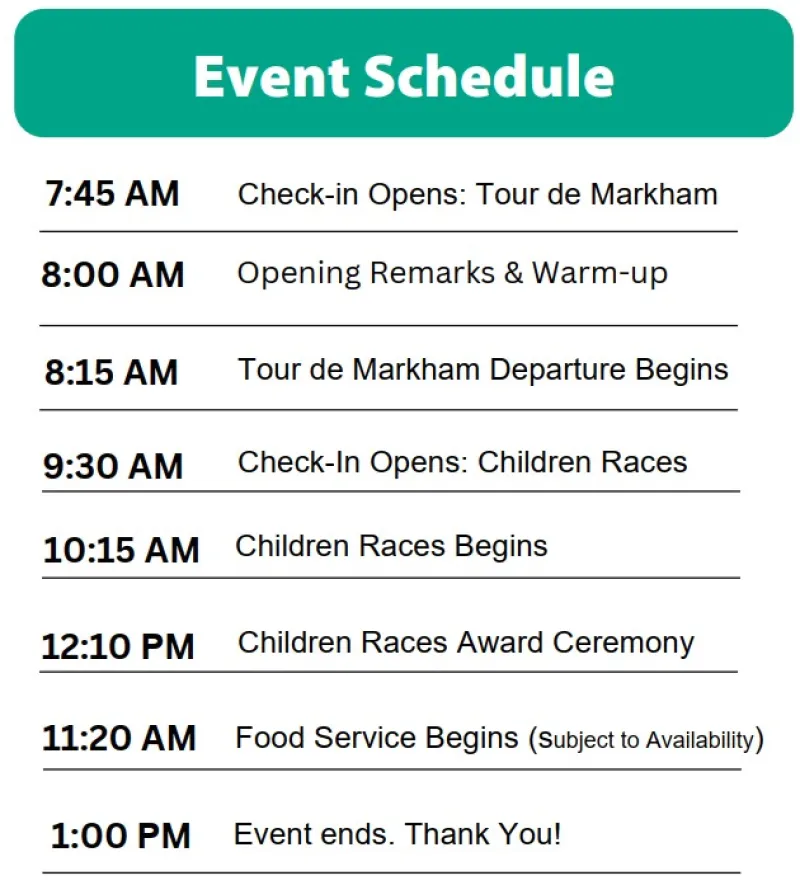 Markham Cycling Day 