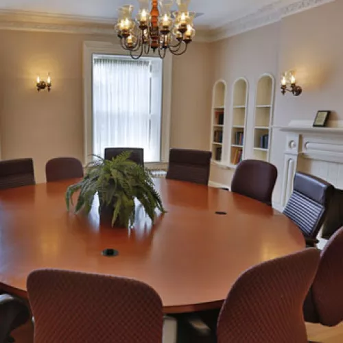 corporate event meeting area