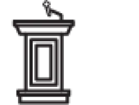 Icon of a microphone stand.