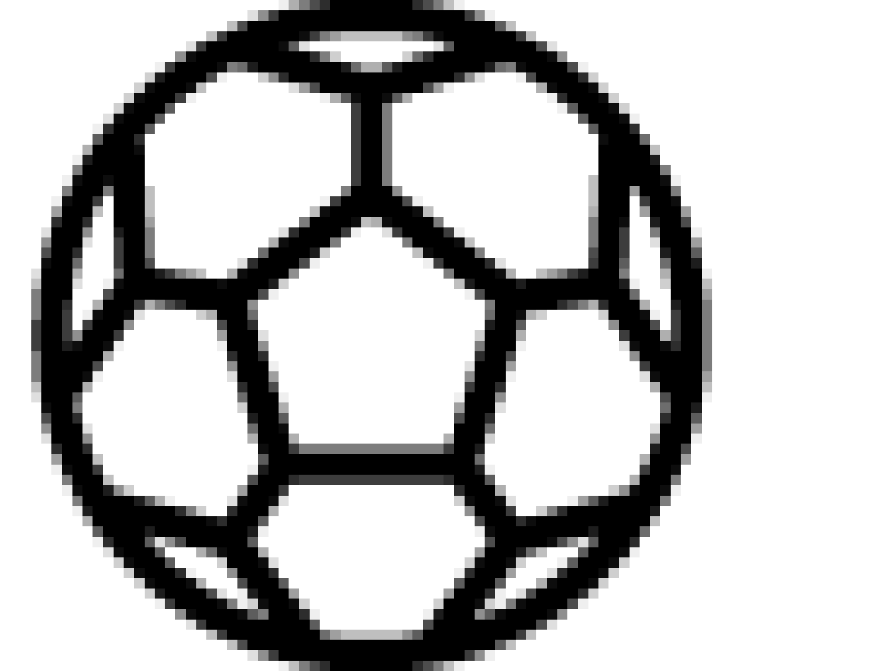 Icon of soccer ball.
