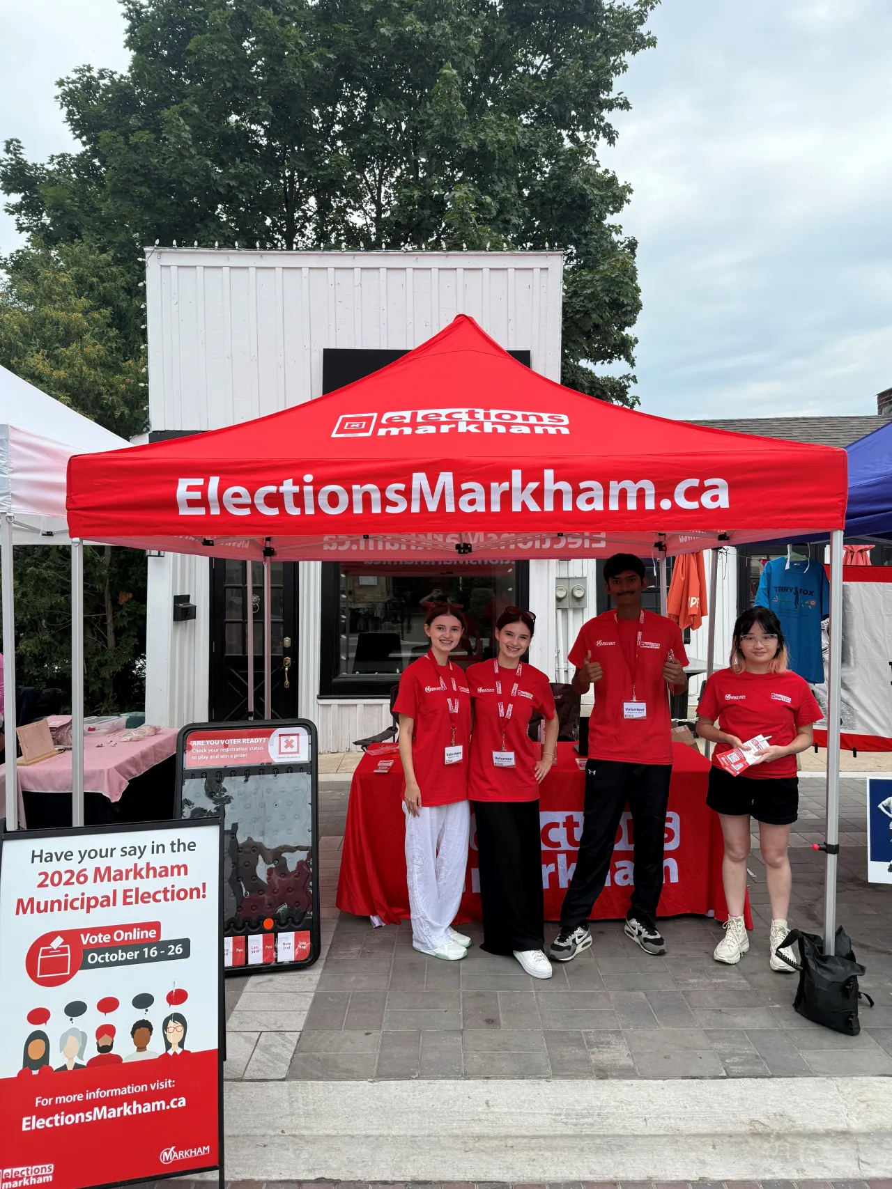 Elections Markham volunteers