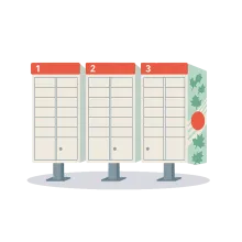 Illustration of a mailbox