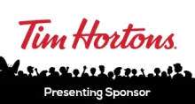 Presenting Sponsor. Tim Hortons logo.