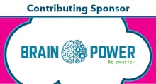 Tile that reads: Contributing Sponsor, Brain Power
