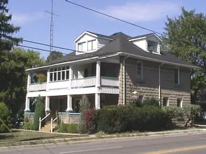 present day view of the Byer Cancer Hospital building