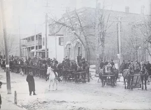 early view of Main Street, Markham Village