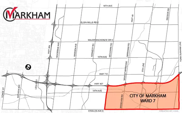 Ward 7 Area Map