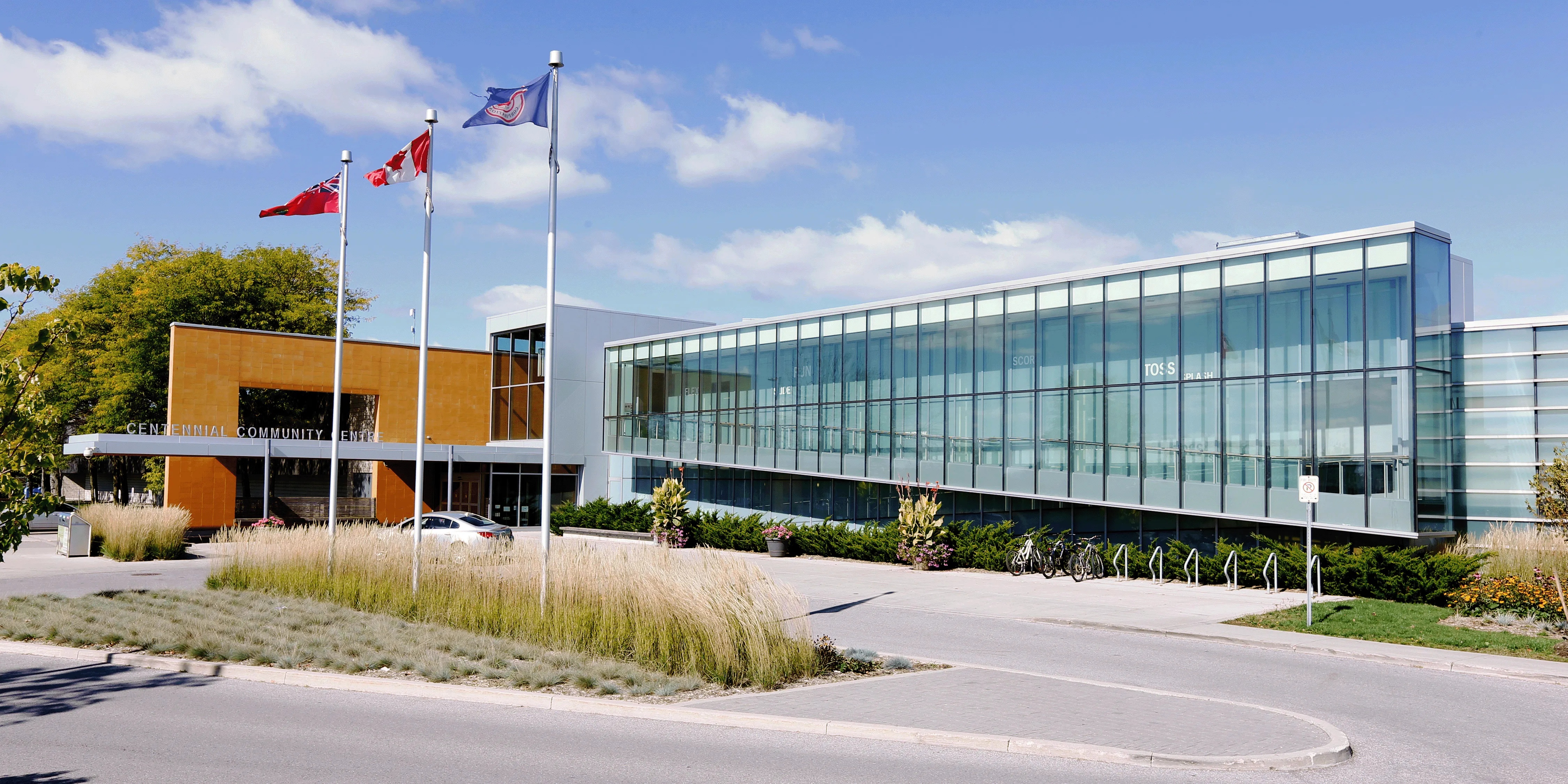 Exterior of Centennial Community Centre.
