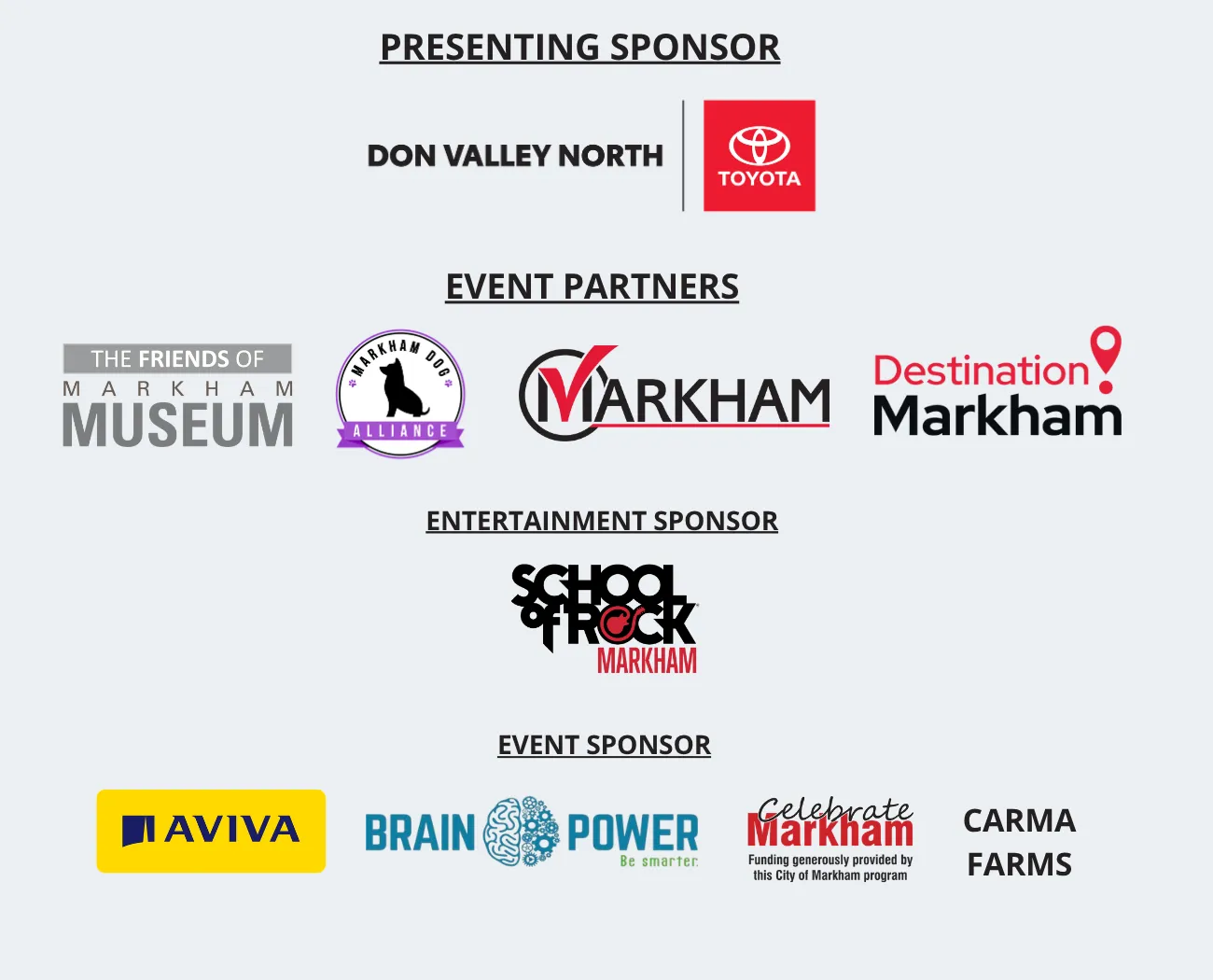 AppleFest event partners and sponsors list v3