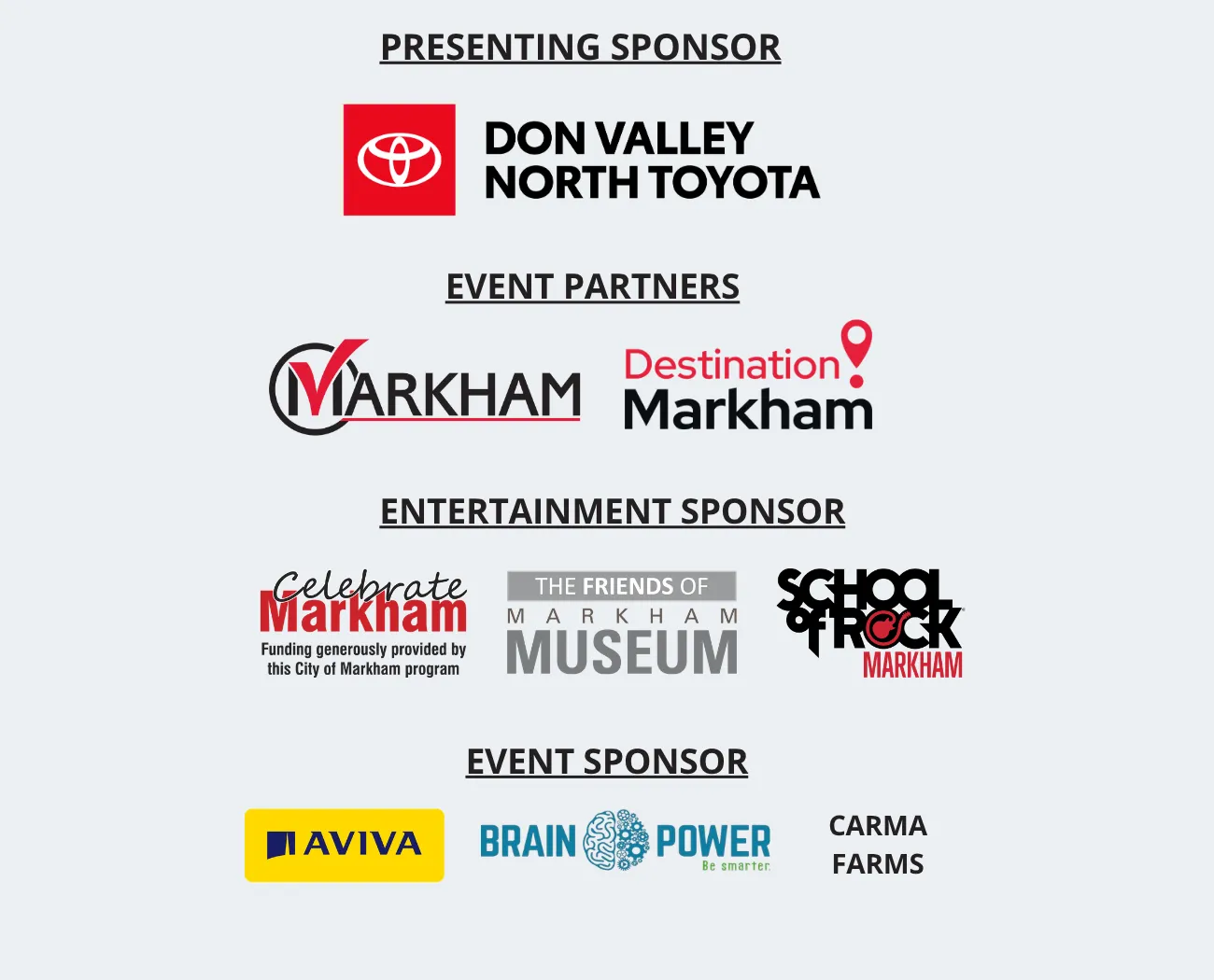 AppleFest event partners and sponsors list v5