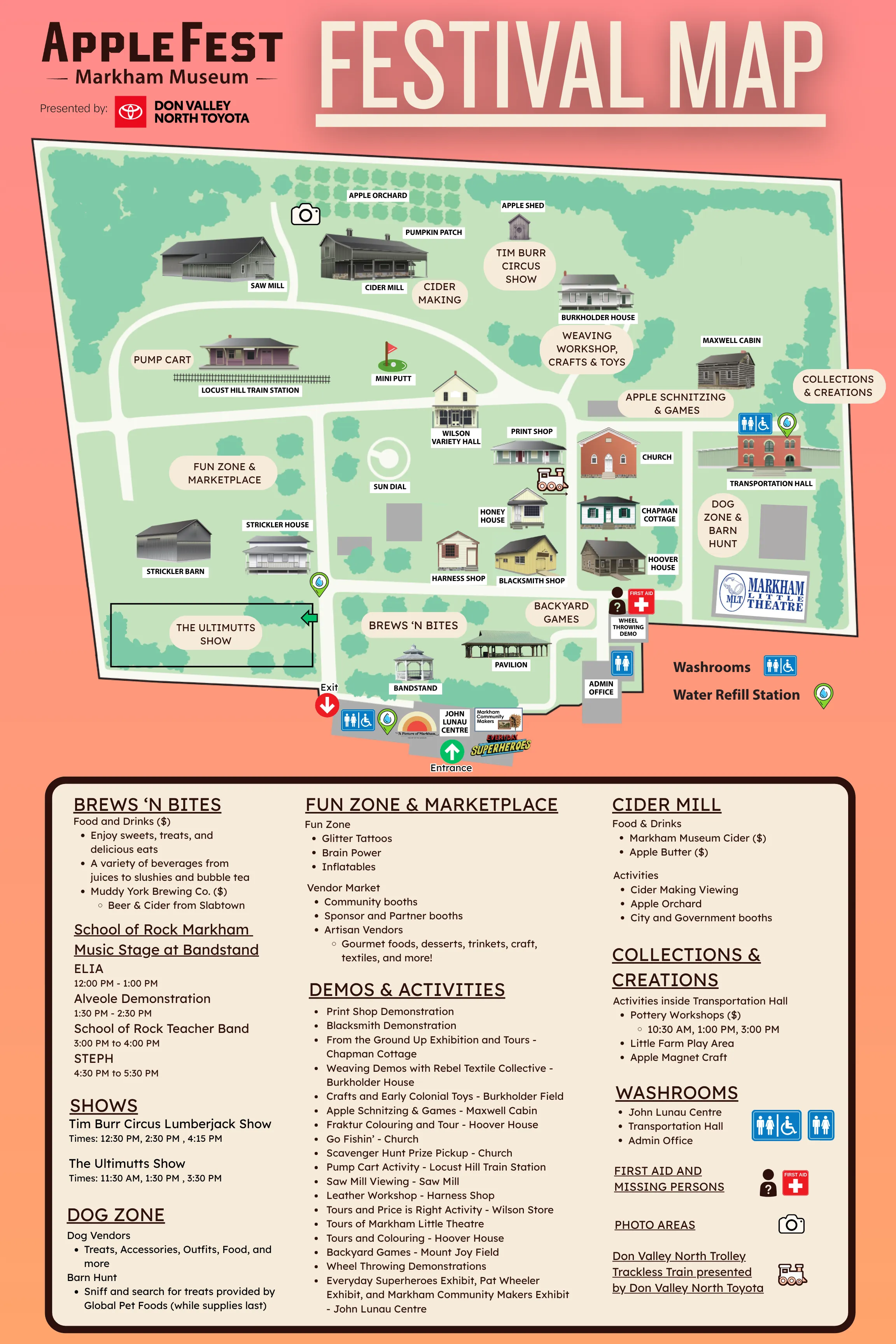 AppleFest Festival Map 2026