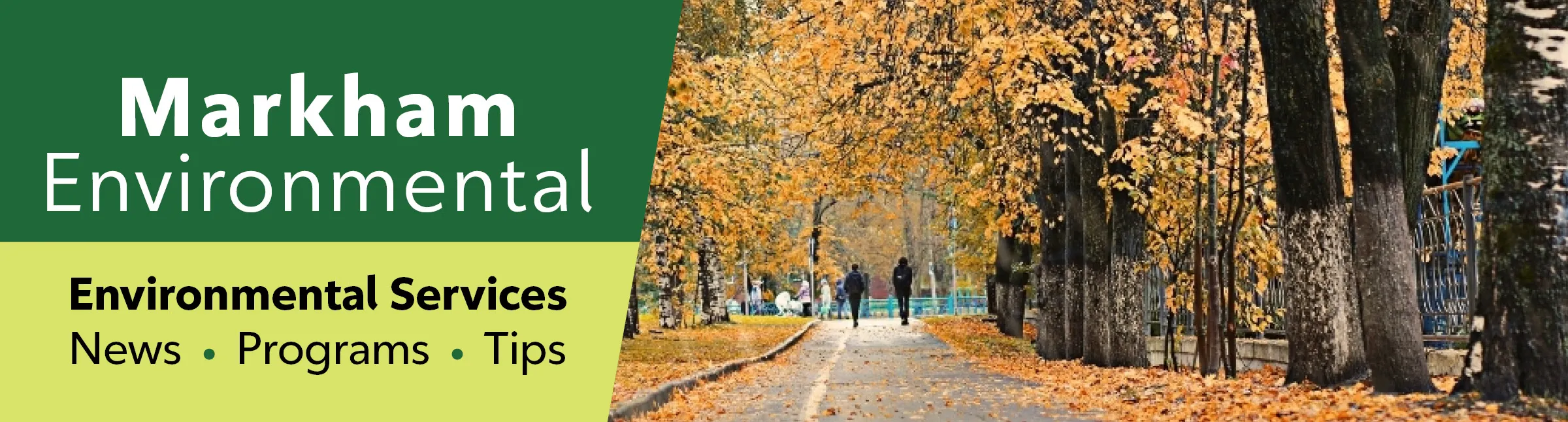 header for markham environmental enewsletter